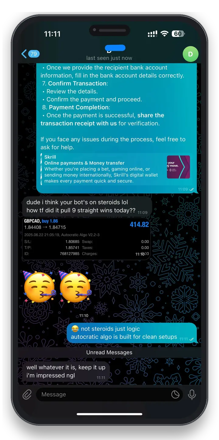 Client review 5 — community-submitted screenshot shared with Autocratic Solutions